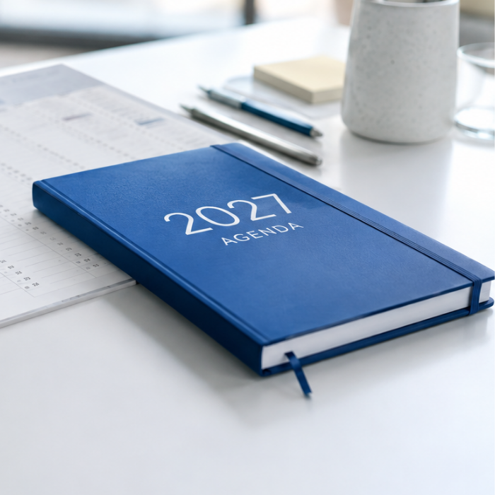 Agenda personnalisé avec logo entreprise
